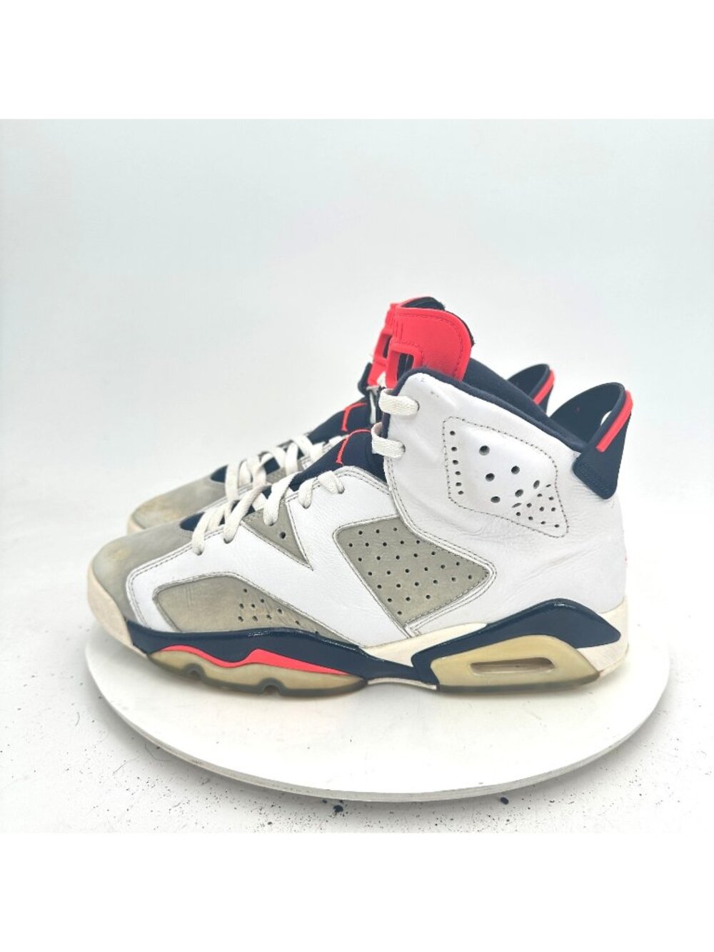 Nike Air Jordan VI 6 retro Men Size 8.5 38466 Tinker White Infrared Shoes